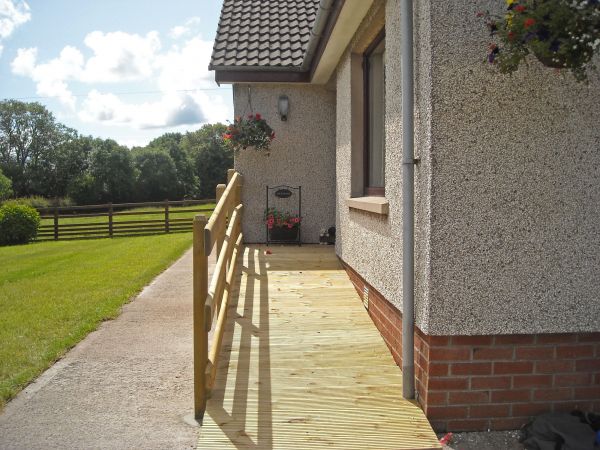 Hardwood Ramp Installation in Buford
