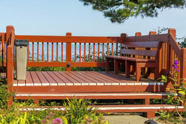 Redwood Deck Construction in Buford